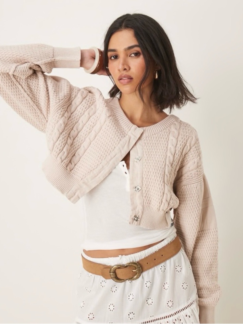 EUC Free People We The Free Heritage Cardi Size L
